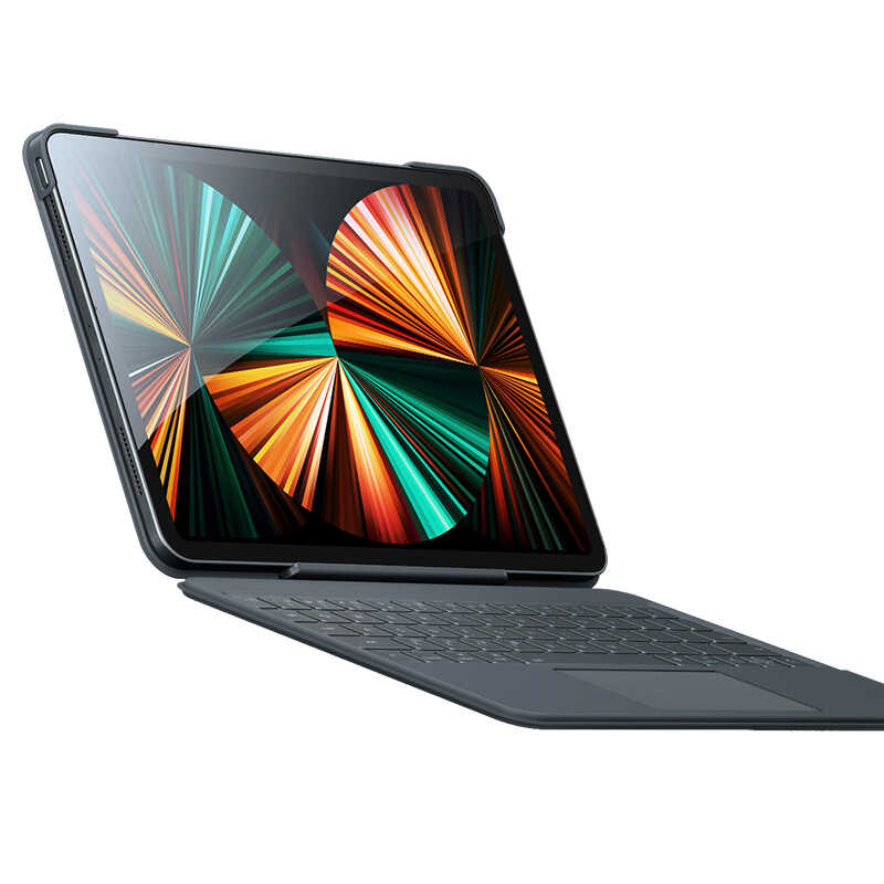 Benks KB02 iPad Pro 12.9 2021 (5.Nesil) Kablosuz Klavyeli Tablet Kılıfı - 14 Benks KB02 iPad Pro 12.9 2021 (5.Nesil) Kablosuz Klavyeli Tablet Kılıfı - 14